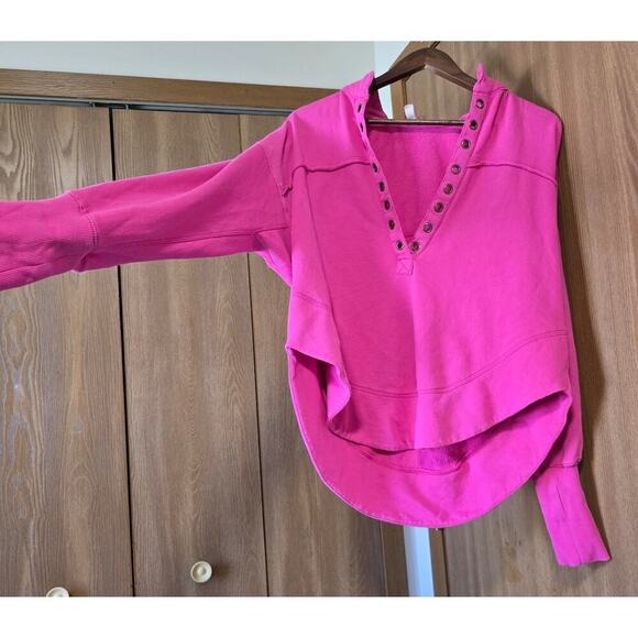 Anthropologie Pilcro Grommet Embellished Oversized Pullover Sweatshirt - Picture 5 of 10